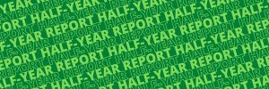 Text reads 'half year report'